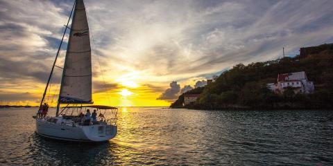 Sailing on Grenada sea
